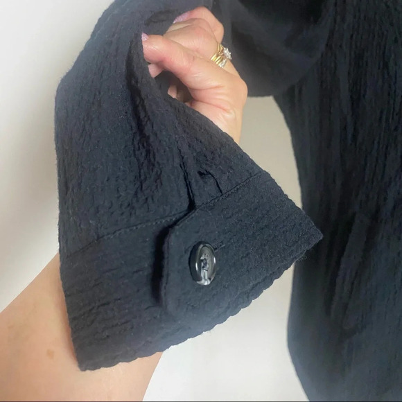 Orvis Jacket Large Black Zipper Front - Picture 7 of 13